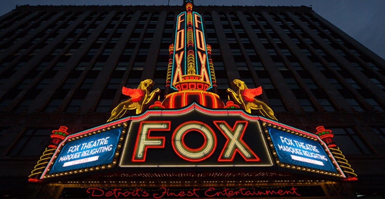 Fox Theatre in Detroit MINILAND at LEGOLAND Discovery Center