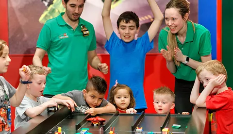 Excited Group at Build & Test | LEGOLAND Discovery Center New Jersey