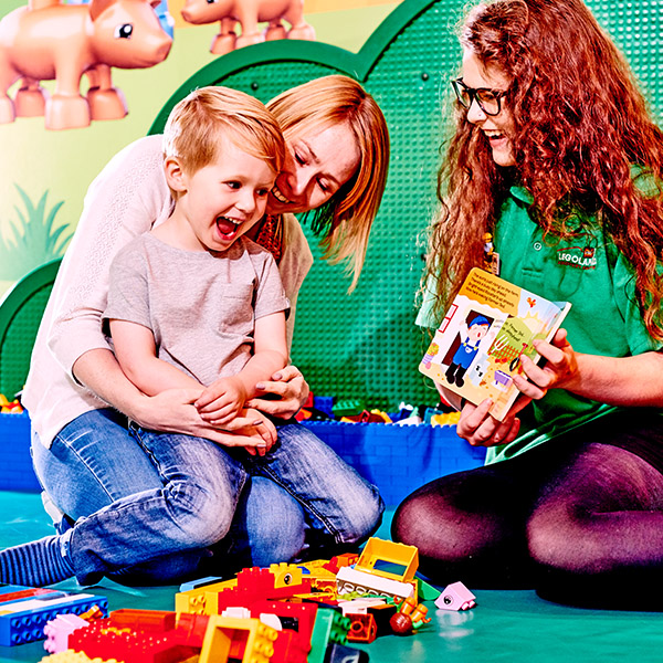 Family in DUPLO | LEGOLAND Discovery Center New Jersey